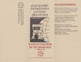 Pamphlet advertising the Geographic Information Systems Technology Program Option at Kansas College of Technology.