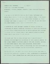 Copy of a speech delivered by Tom Creech at a KCT commencement ceremony.